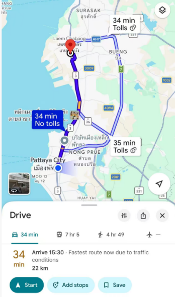 Judy is currently in Thailand