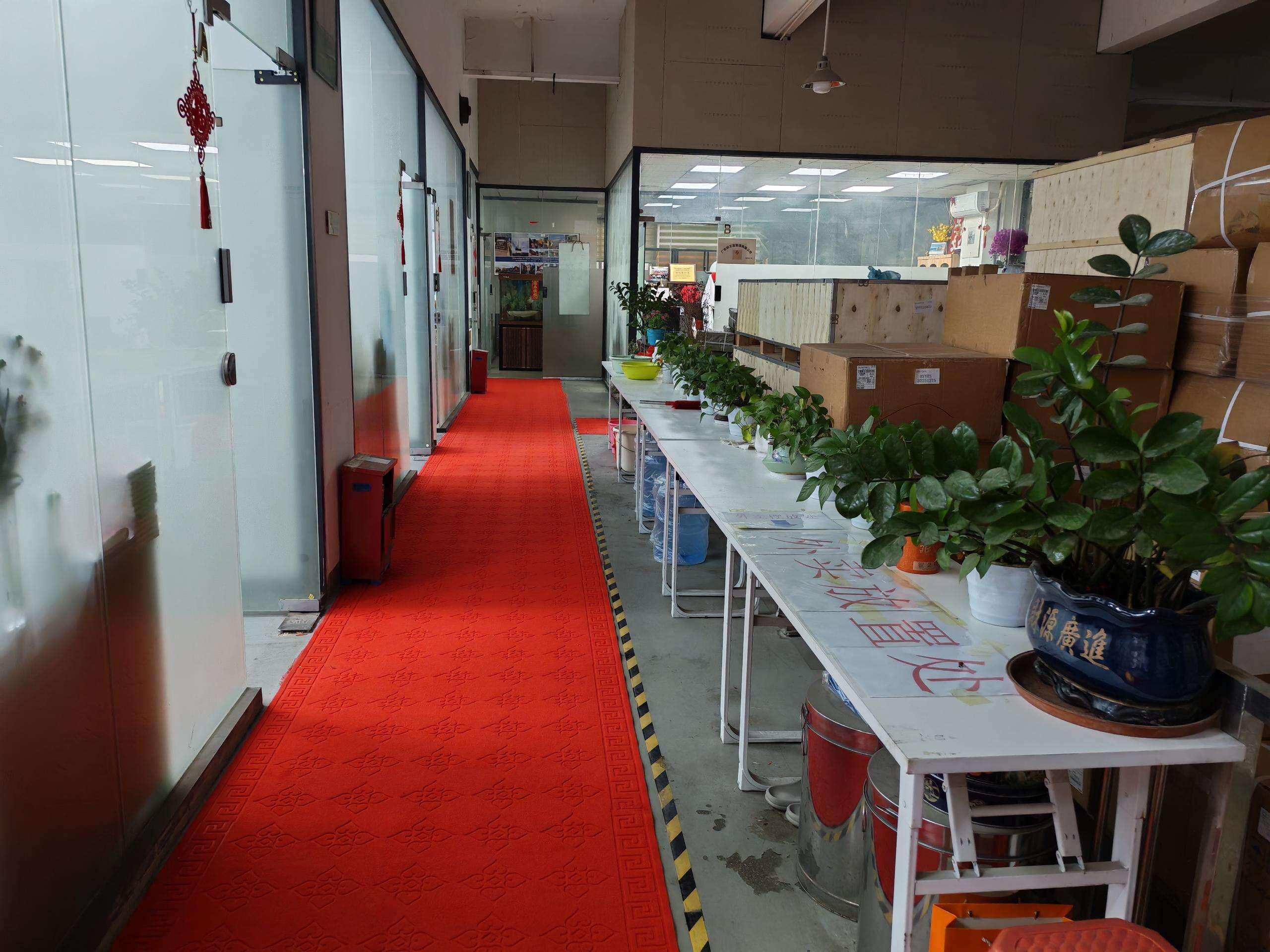 My colleagues at the airport are packing