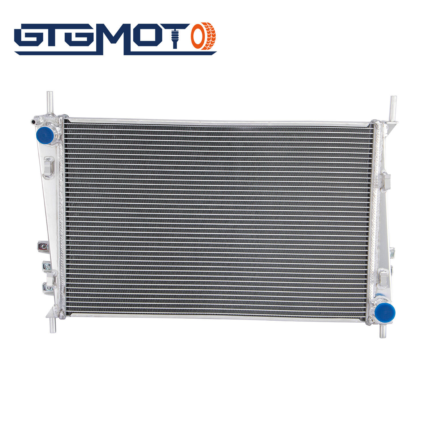 GTGMOTO Radiator Shroud Fan For 1941-1949 International Harvester Truck Aluminum Rdiator