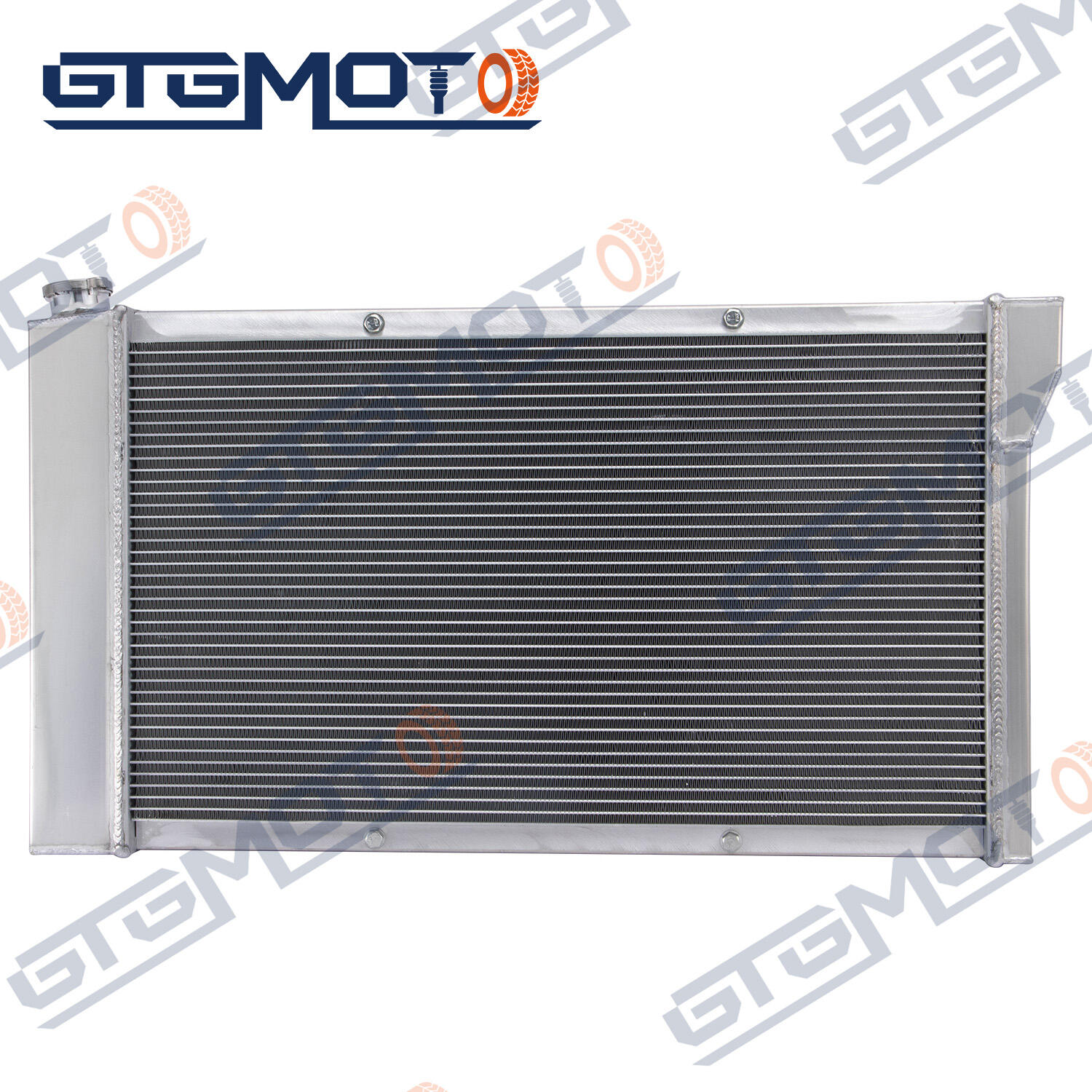 GTGMOTO Penyejuk Untuk Ford F250 F350 F450 F550 2005-2007 6.0L 6.8L V8 V10 Aluminum