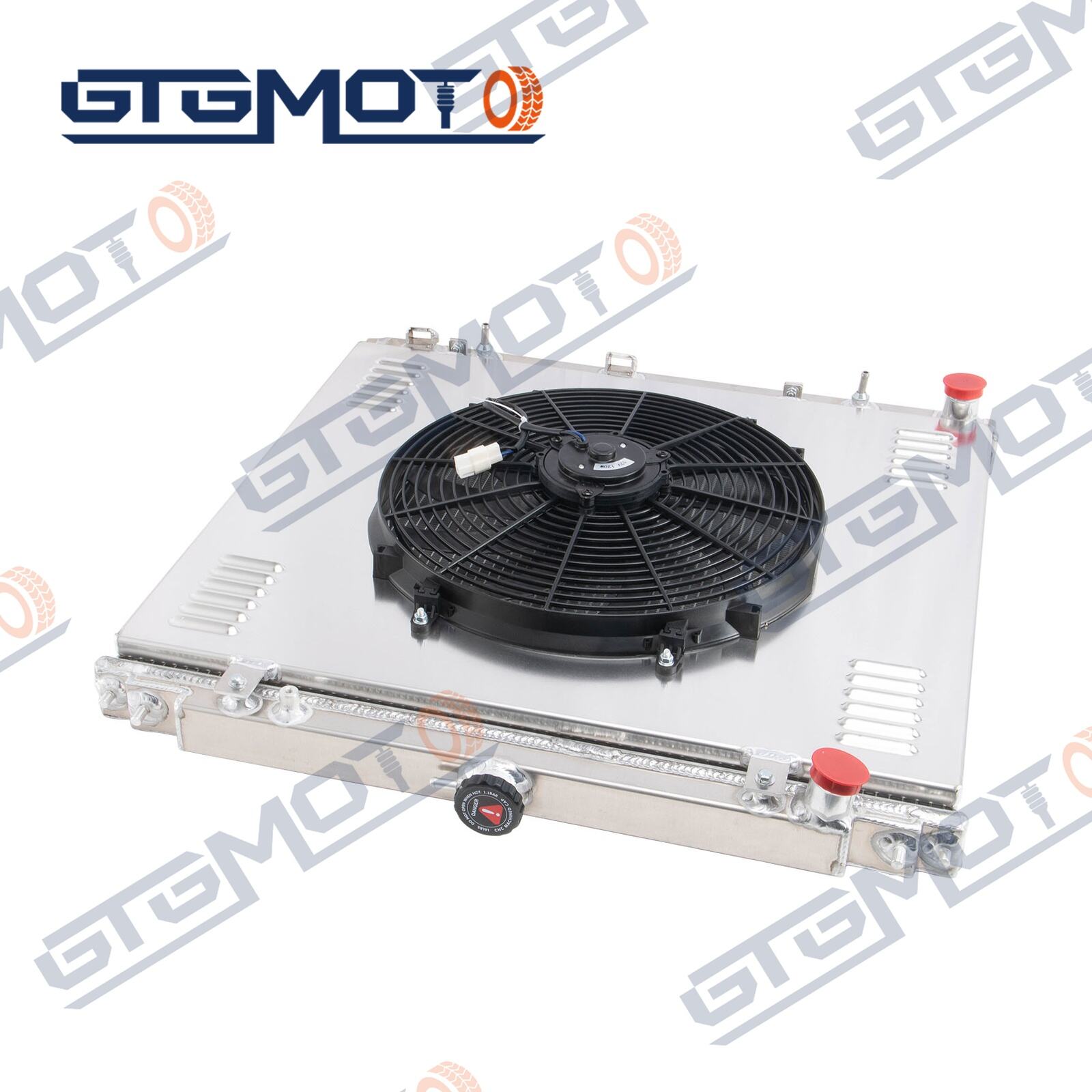 GTGMOTO Radiator ta' 4 Ringa u Fan Shroud Relay Jagħżu 1971-1980 Holden ...