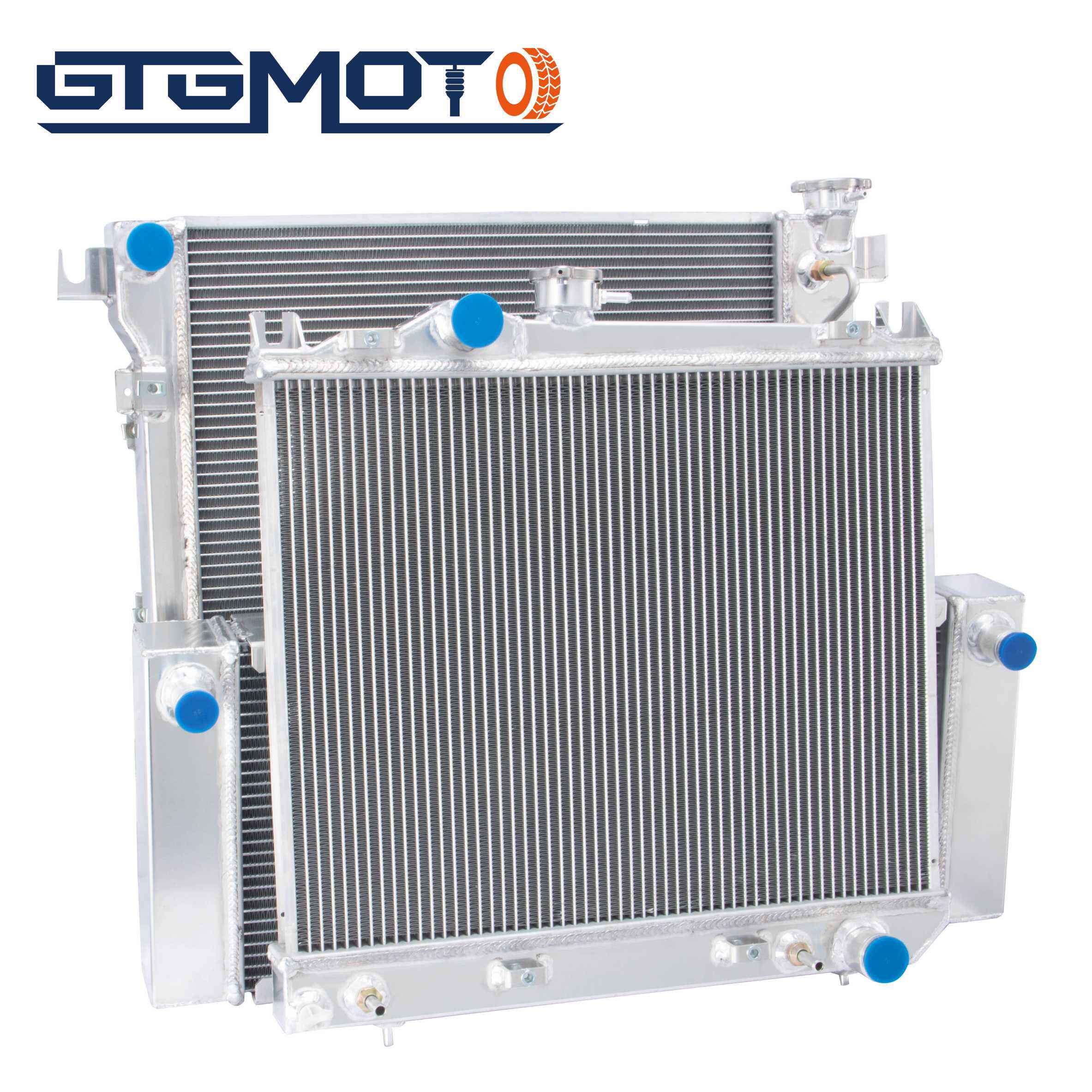 GTGMOTO Radiator For 03-10 Dodge Ram 2500 3500 5.9L 6.7L Cummins Diesel Aluminum