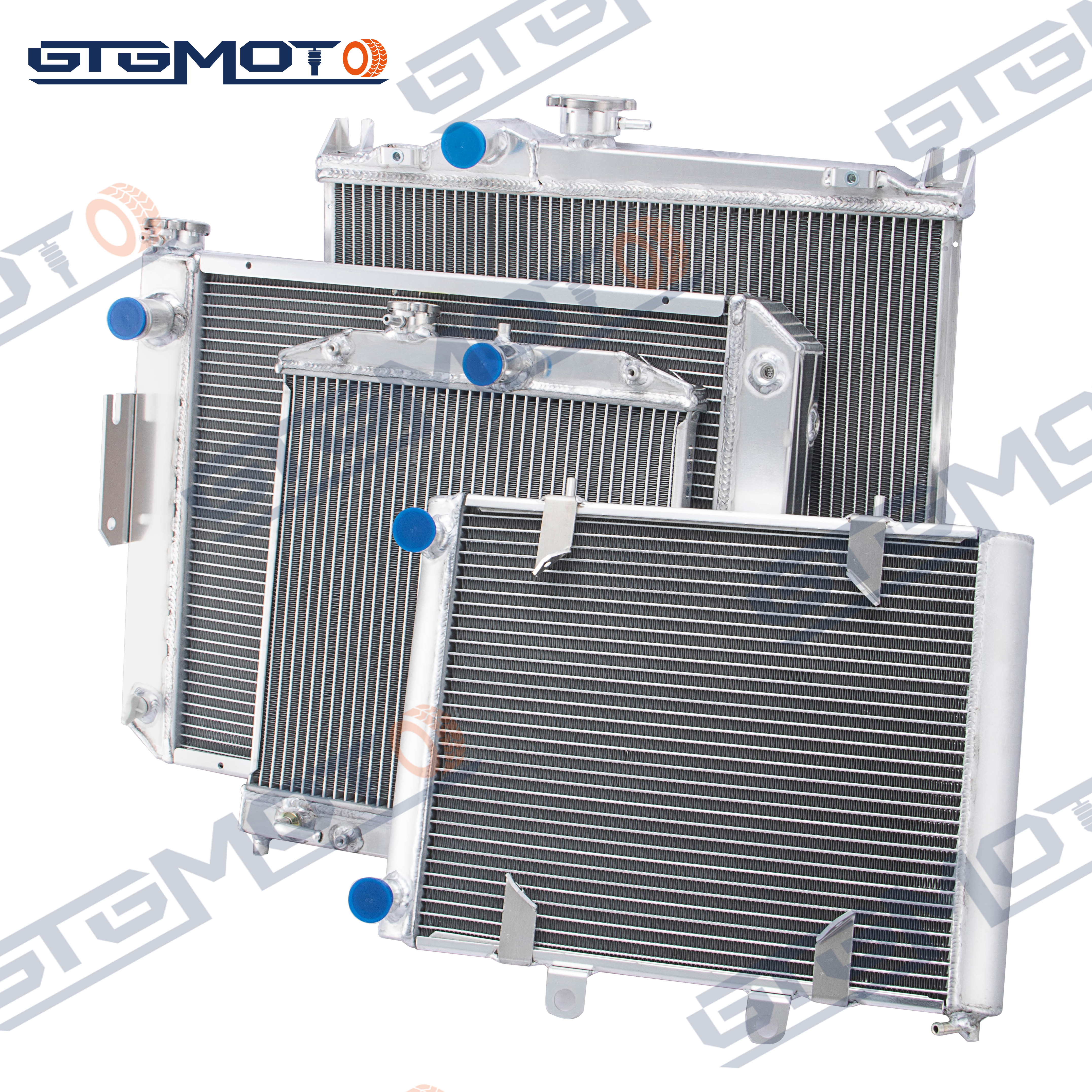 GTGMOTO Kühler für Bobcat Skid Steer S130 653 751 753 763 773 666384 Aluminium