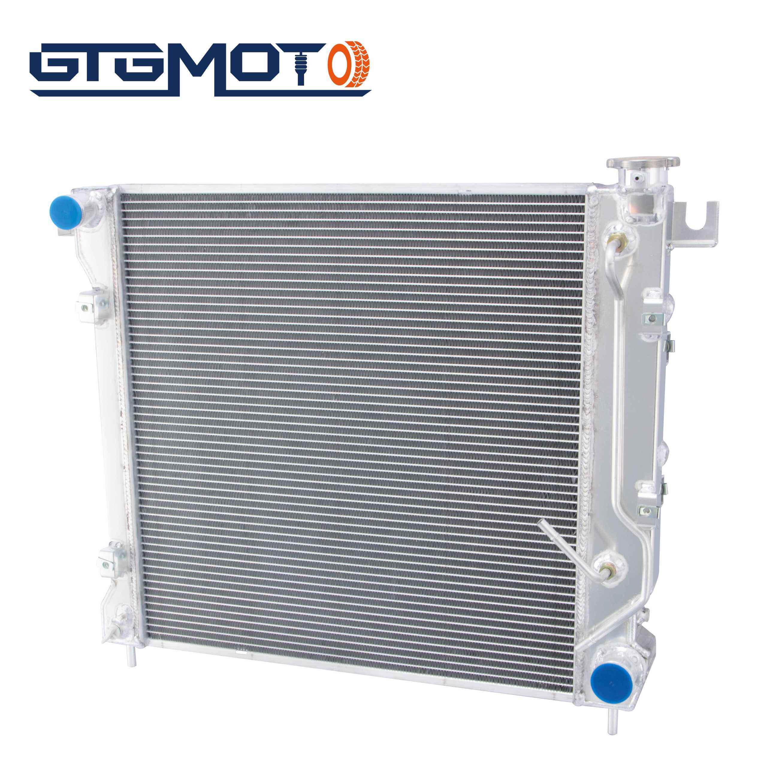 GTGMOTO Radiator For 1960-1966 Ford Mustang Falcon Ranchero Comet V8 Aluminum