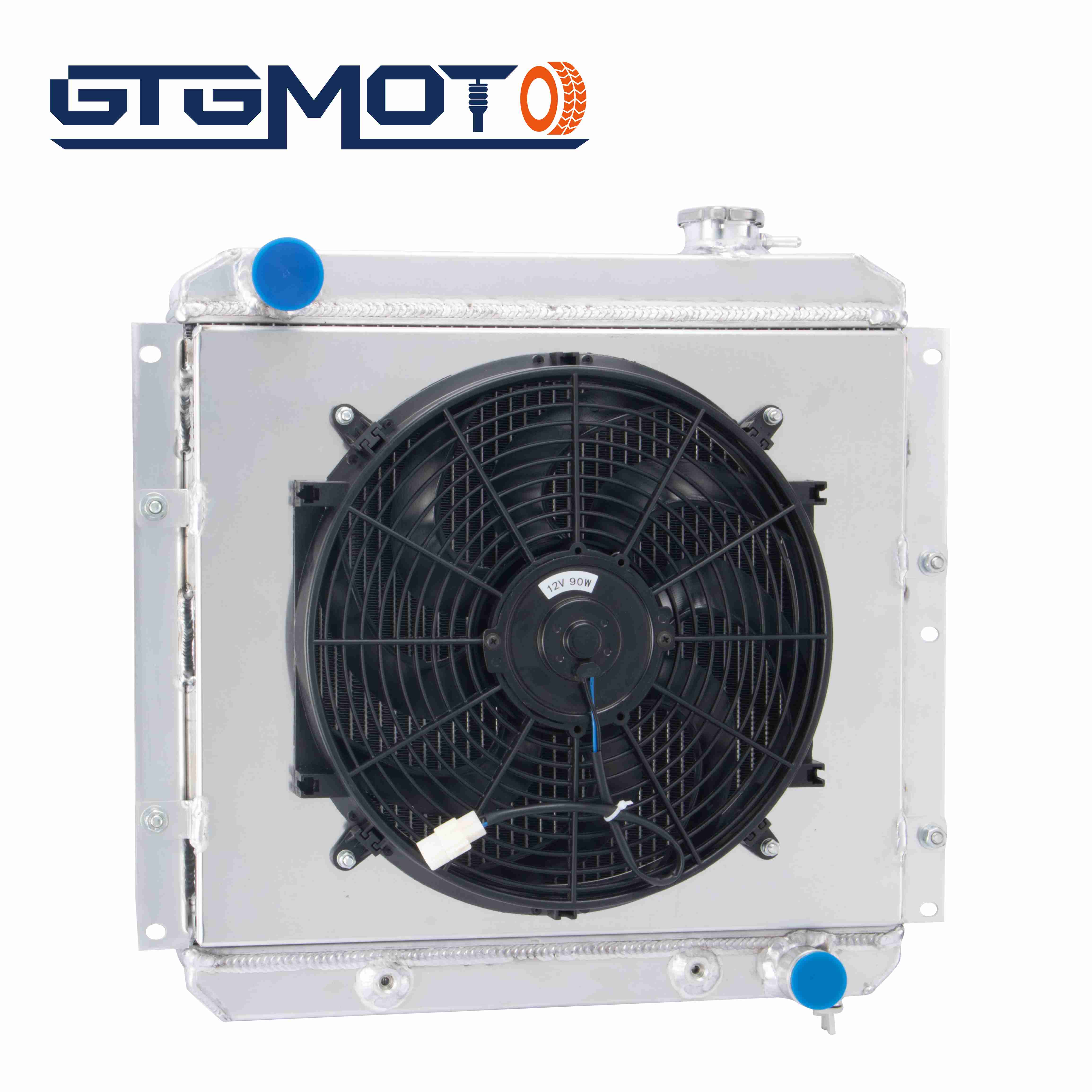 GTGMOTO Radiator Fan Shroud For 1973-1987 Chevy C10 C20 C30 K10 K20 K30