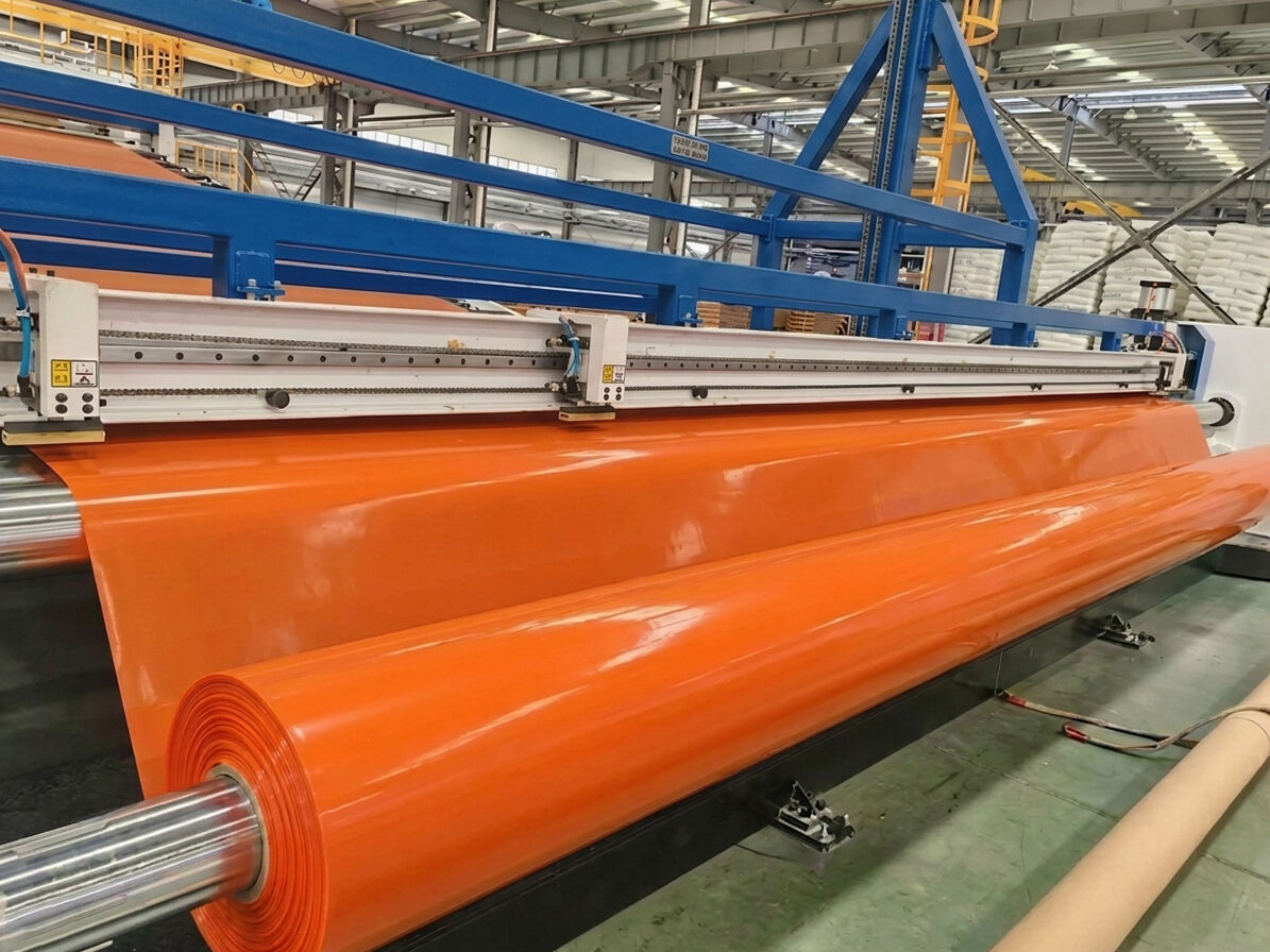 Hengrun Plastics Debuts High-Performance Orange PE Film for Construction Waterproofing and Moisture Protection