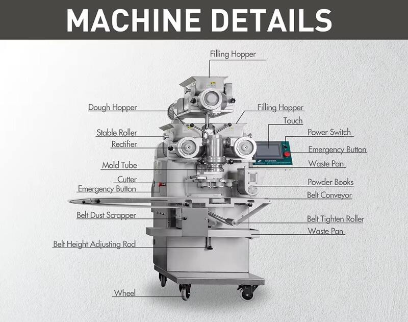 Automatic Maamoul Making Encrusting Machine Production Line Industry Machinery manufacture