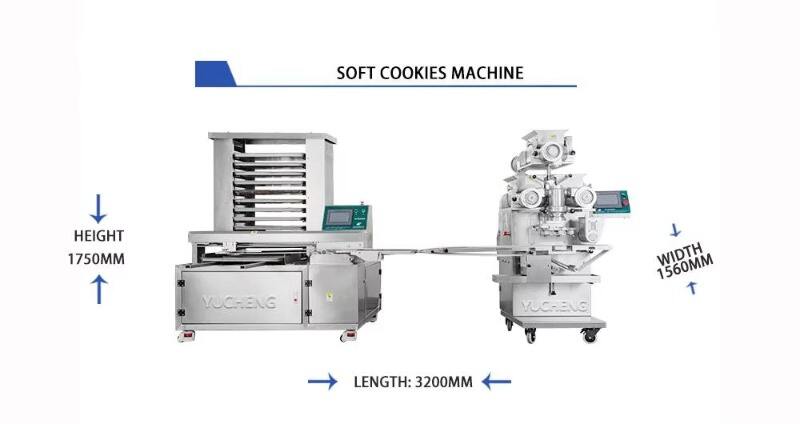 Food factory use Two colors filled cookie machine machine making machine manufacture