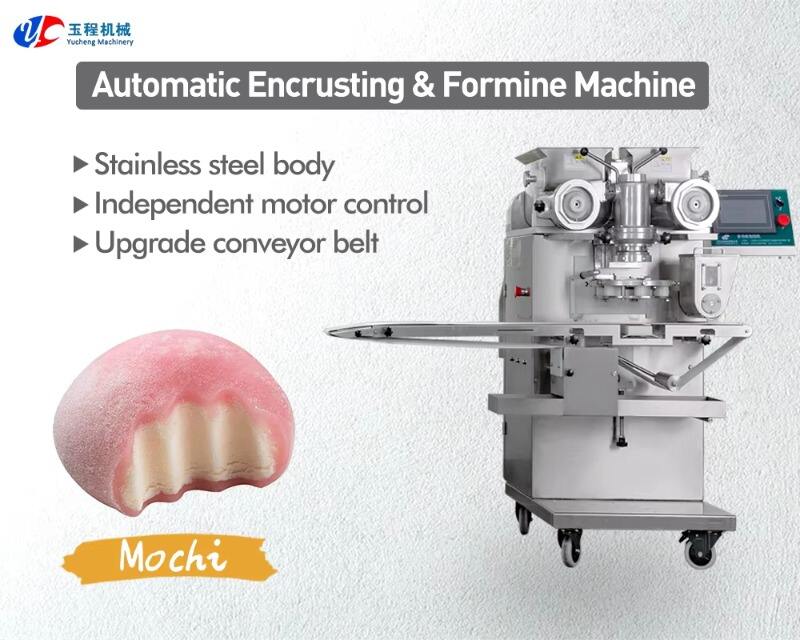 YC-168 Multifunction High Speed Ice Cream Mochi Making Machine Fruit Daifuku Encrusting Machine factory