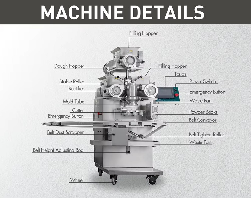 Multi Function Panda Cookie Machine Mosaic Biscuit Machine For Food Factory supplier