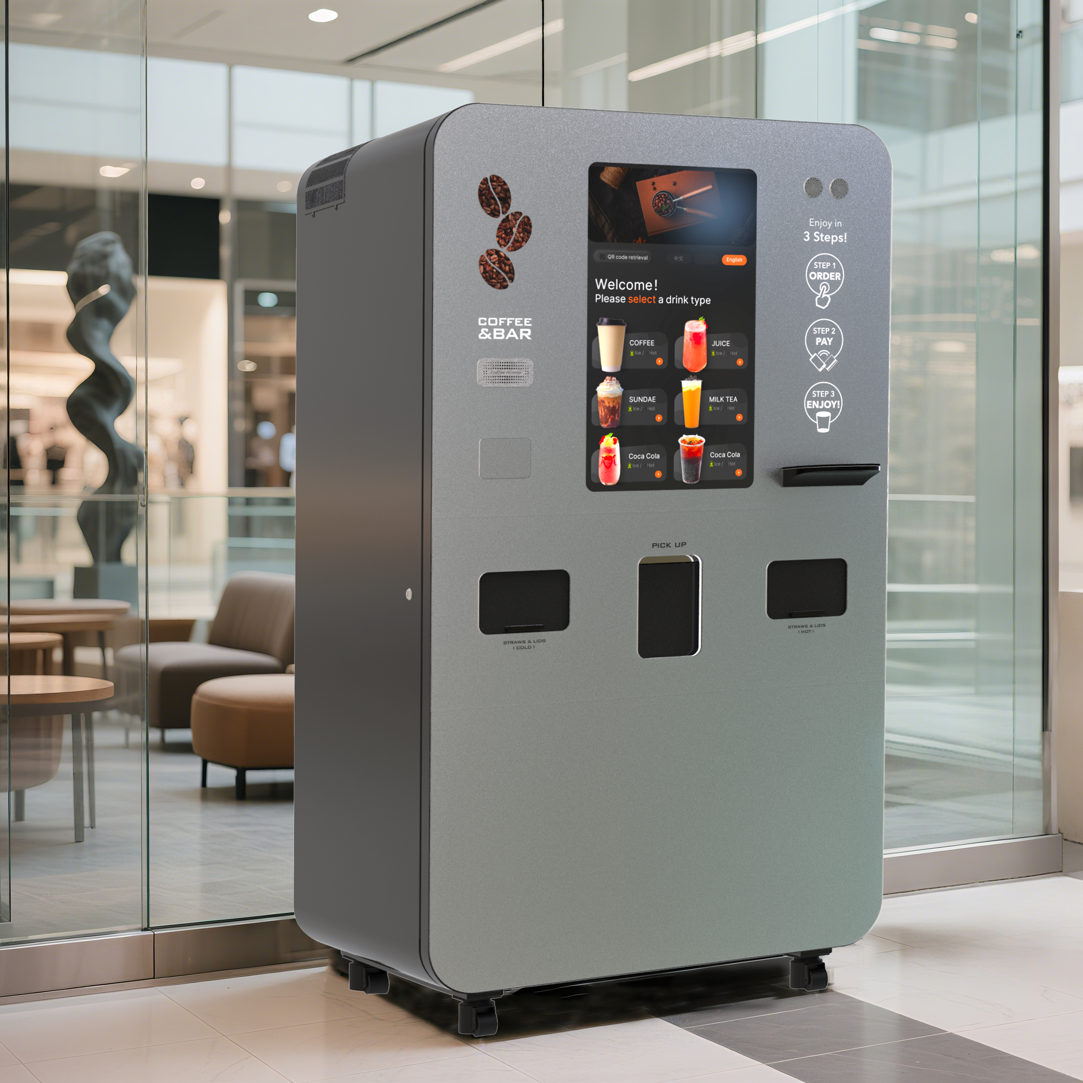 Premium vers melkthee- en koffieautomaat