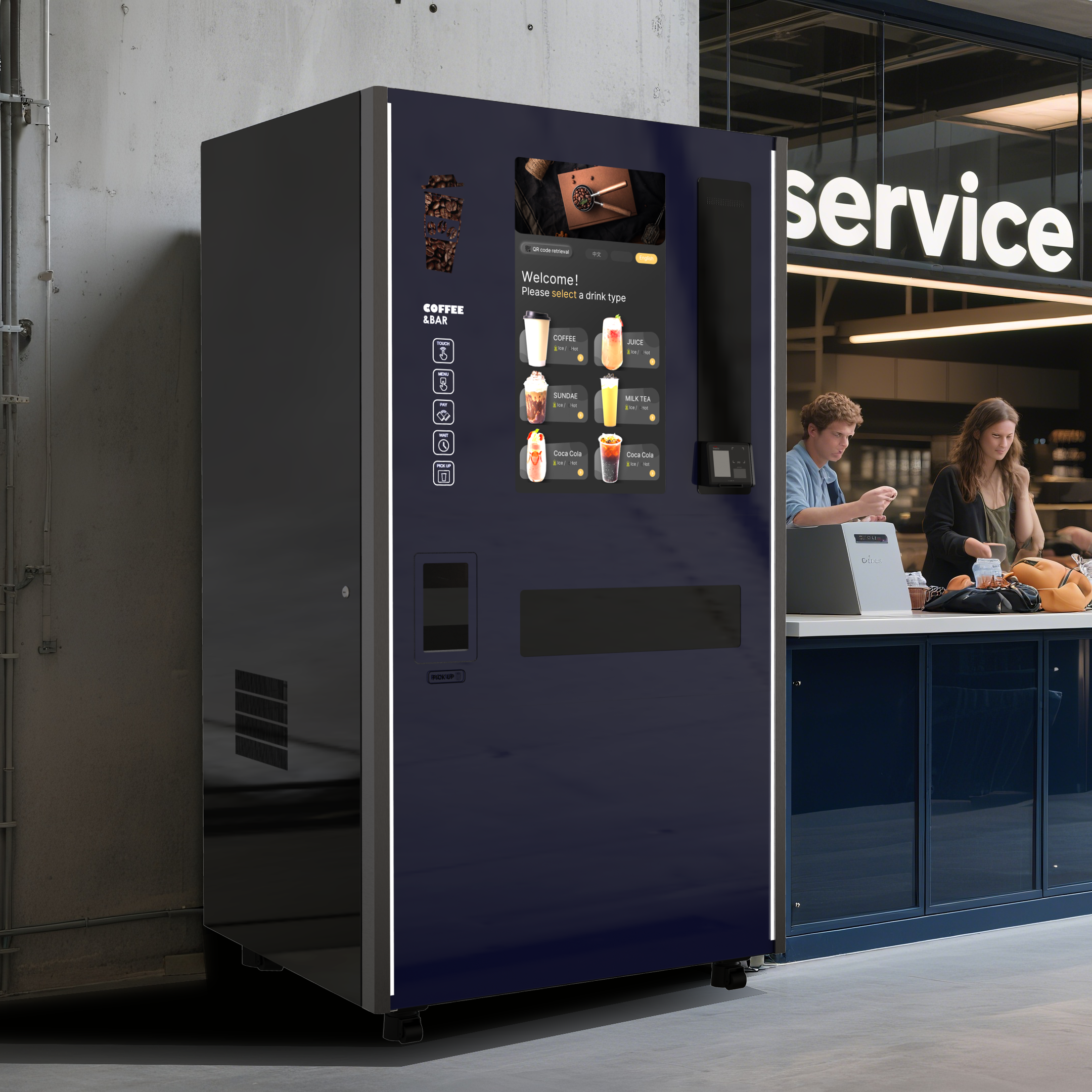 Uovertruffen kvalitet og effektivitet i kaffemaskiner med vekselautomat