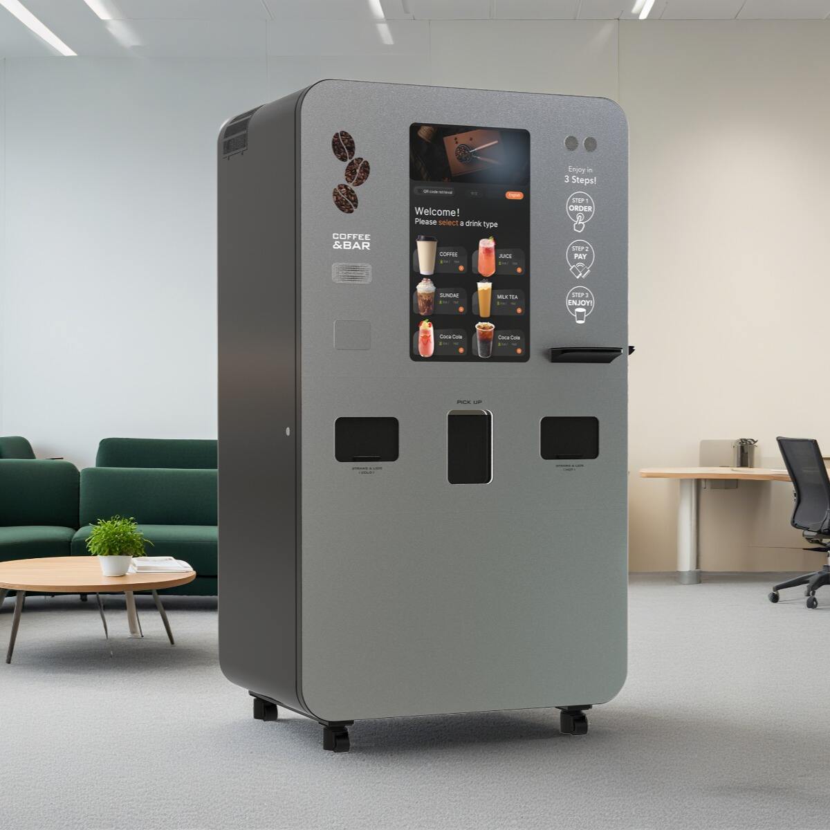 Uovertruffen kvalitet og innovasjon i kaffemaskiner for selvmottak