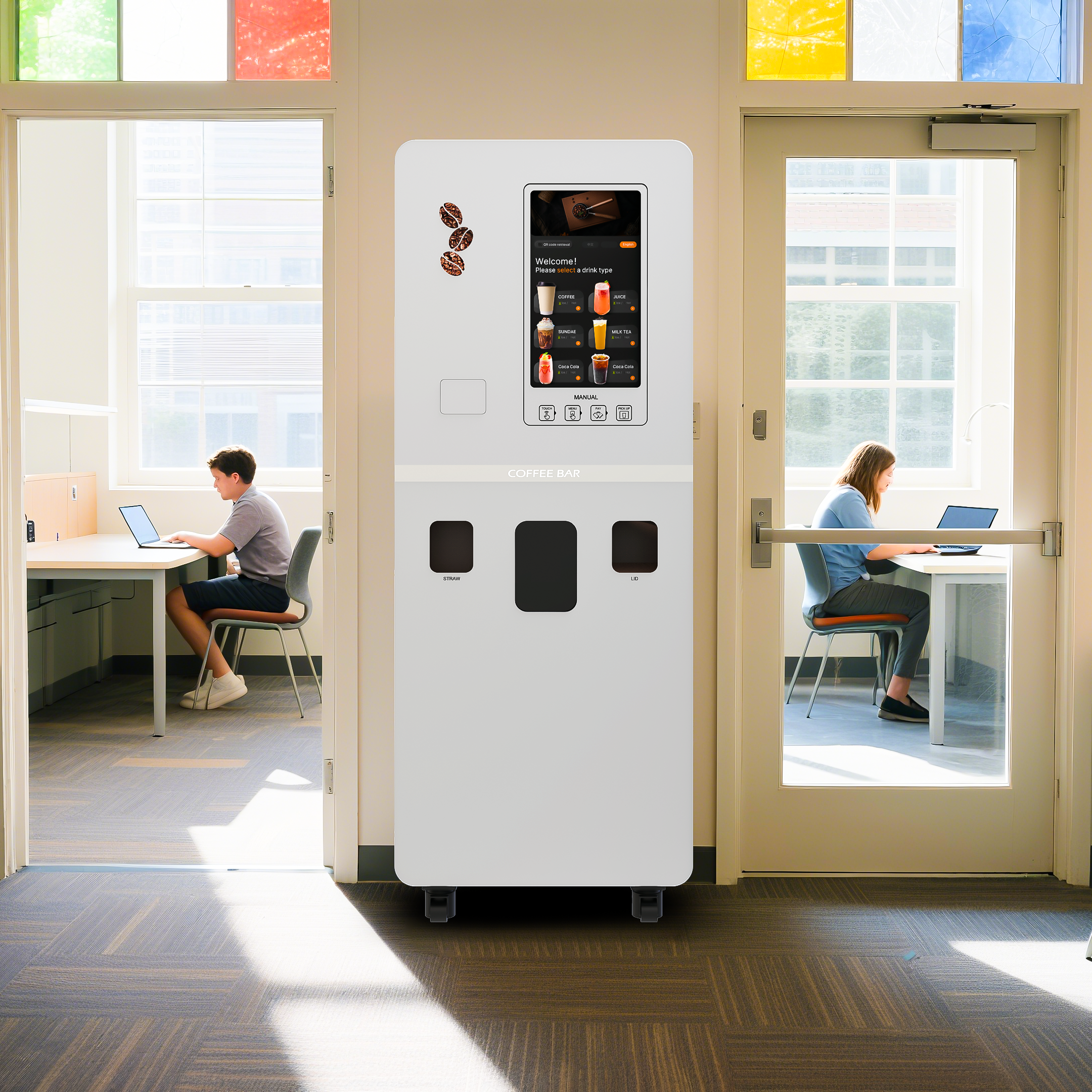 De toonaangevende keuze voor verse milktea- en koffieautomaat