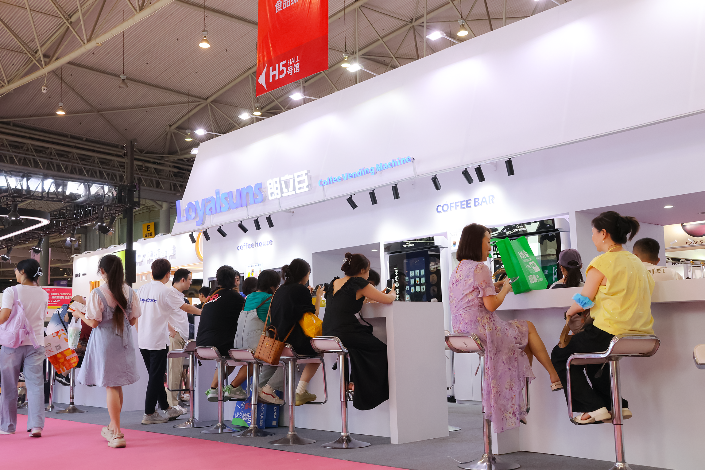 Top popularitet + Stjerne mærke: Loyalsuns' stand på Chengdu-messen