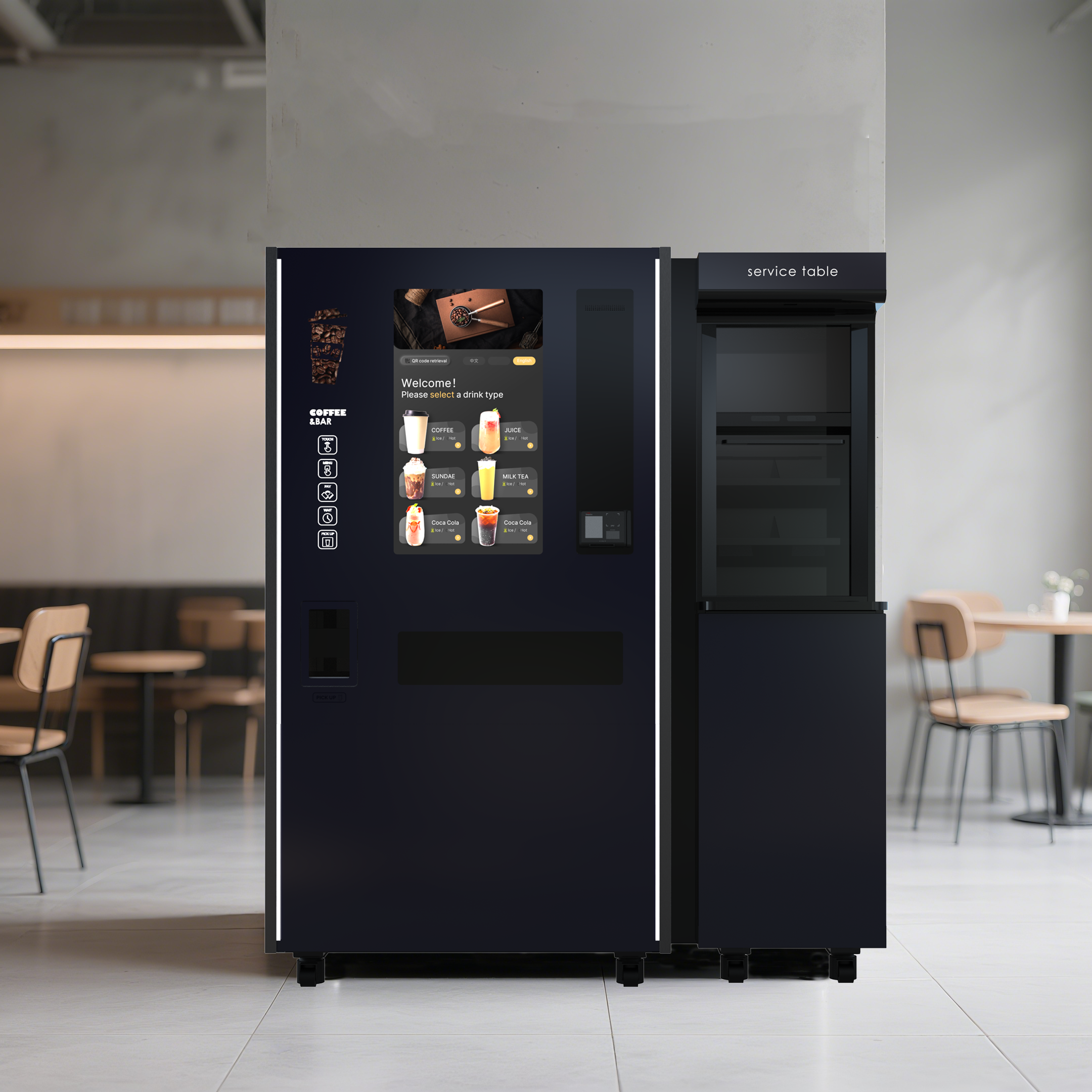 Verhoog uw koffie-ervaring met onze versmelk koffieautomaat