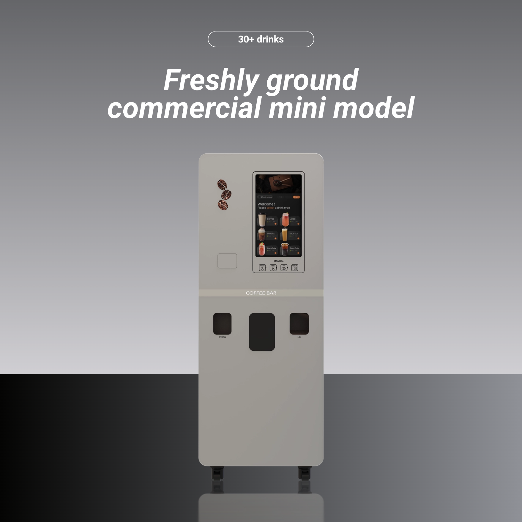 Trăiți viitorul cafelei cu Distribuitorul nostru de Cafea Rece-Calda Silențios