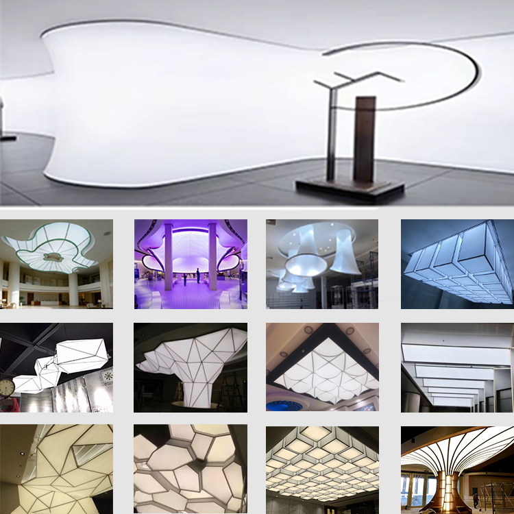 White Stretch Ceiling Film