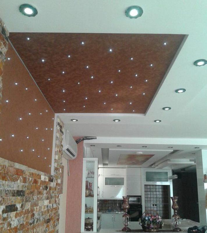 Classic Design Not Adhesive Decorative Ceiling Velvet Film for Home Decor