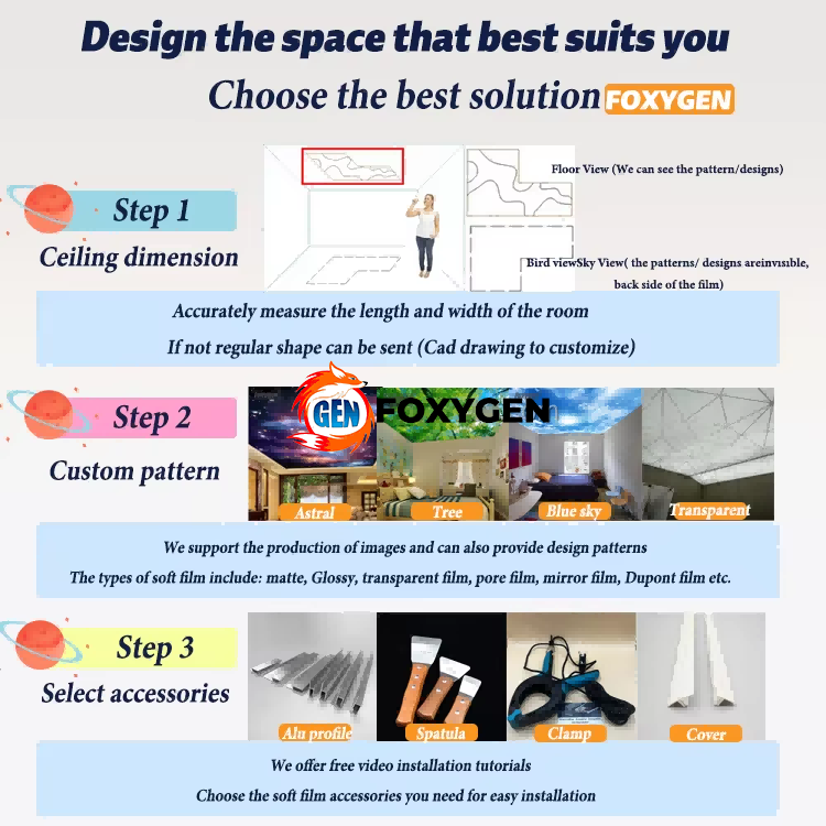 Printable Translucent Stretch Ceiling PVC Film - Custom Digital ...