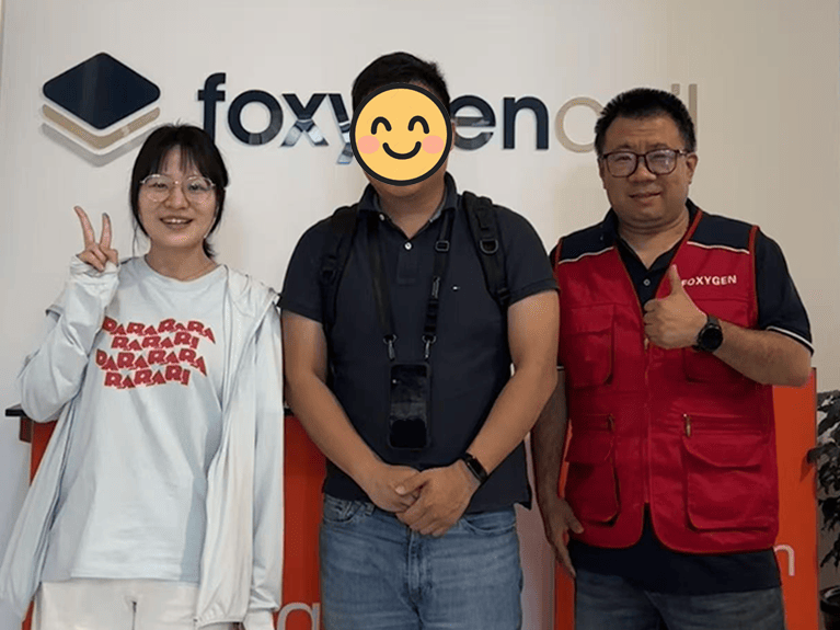 Taiwanese Client Visit FOXYEGN in Shanghai on May 26th