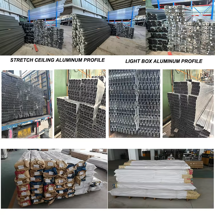 factory customize ceiling pvc film construction decoration project popular luster gold  silver metal stretch ceiling for office-20