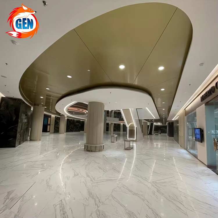 factory customize ceiling pvc film construction decoration project popular luster gold  silver metal stretch ceiling for office-0