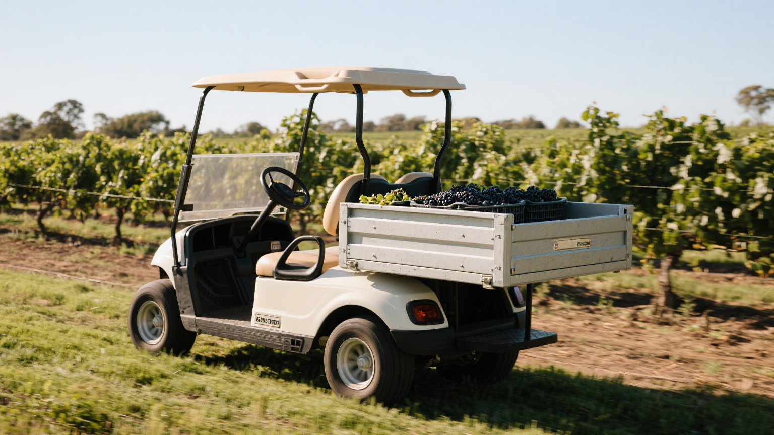 Utility Golf Carts for Australian Vineyard Operations
