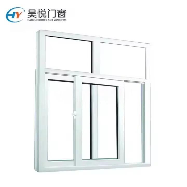 Modern Single-Glazed UPVC Folding Screen Windproof Soundproof Vinyl Sliding PVC Windows Impact Glass Hurricane Resistant Hotels