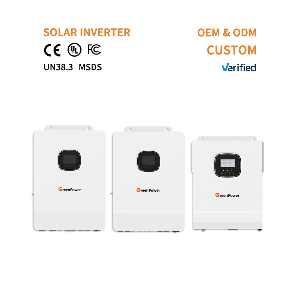 Inversor Solar Híbrido Personalizável 3KW 3,6KW 5KW 6KW 6,2KW 8KW 10KW 11KW 12KW MPPT Duplo 50/60Hz Onda Senoidal Pura