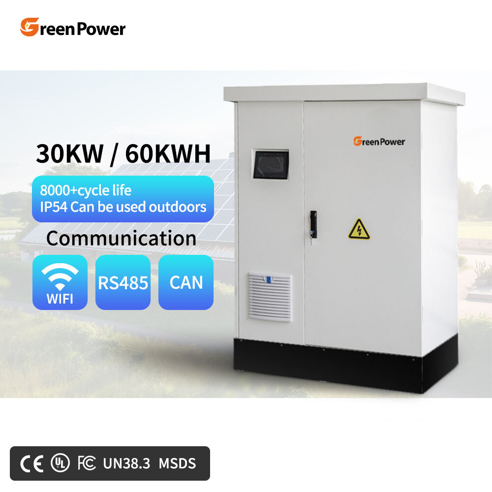 IP54 51.2kWh 61.4MWh 20kw 30kw Air Cooled Industrial Commercial Battery Storage Container School Solar Energy Storage System
