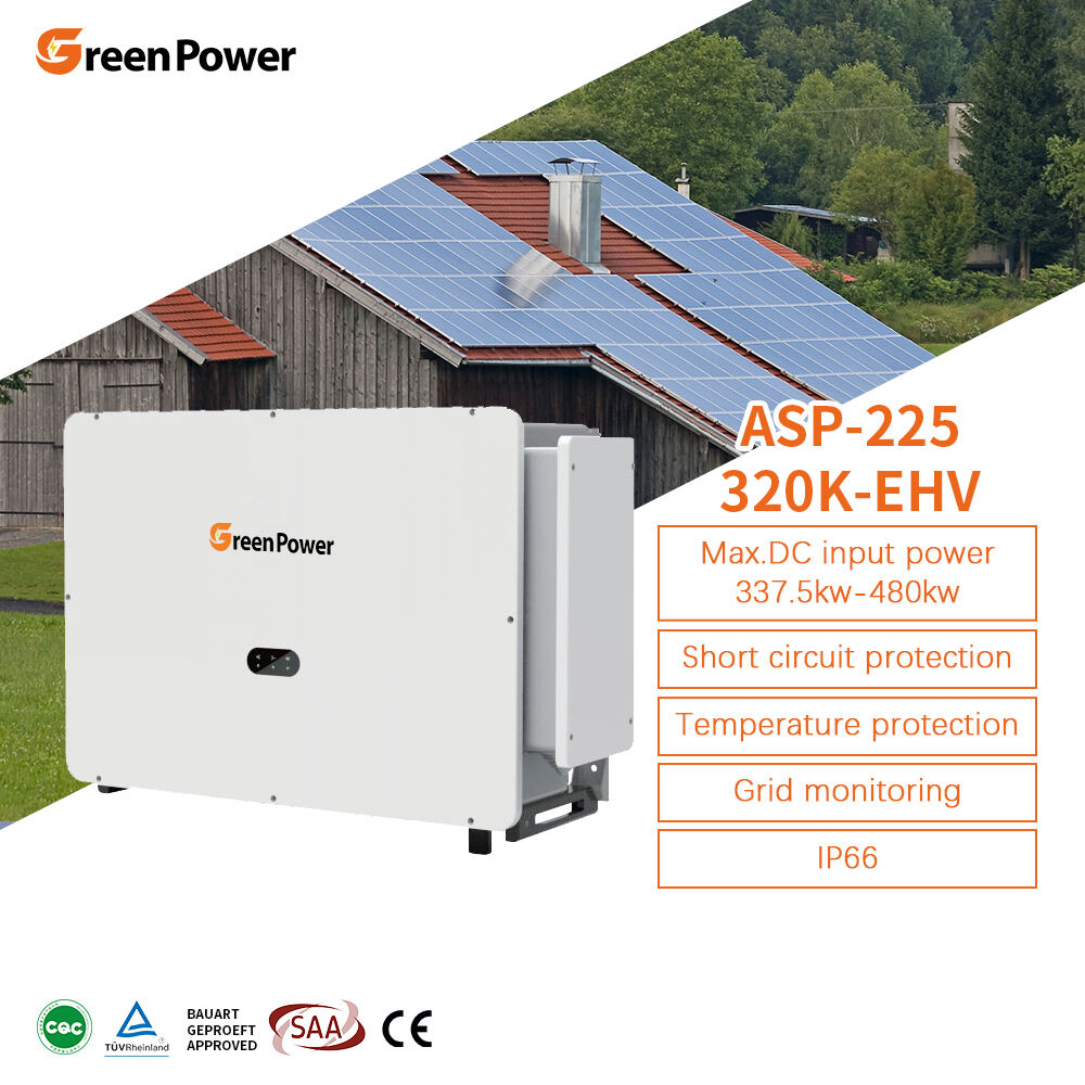 GreenPower Ip66 225kw 320kw Üç Fazlı Güneş Enerjili İnvertör Şebeke Çıkışı