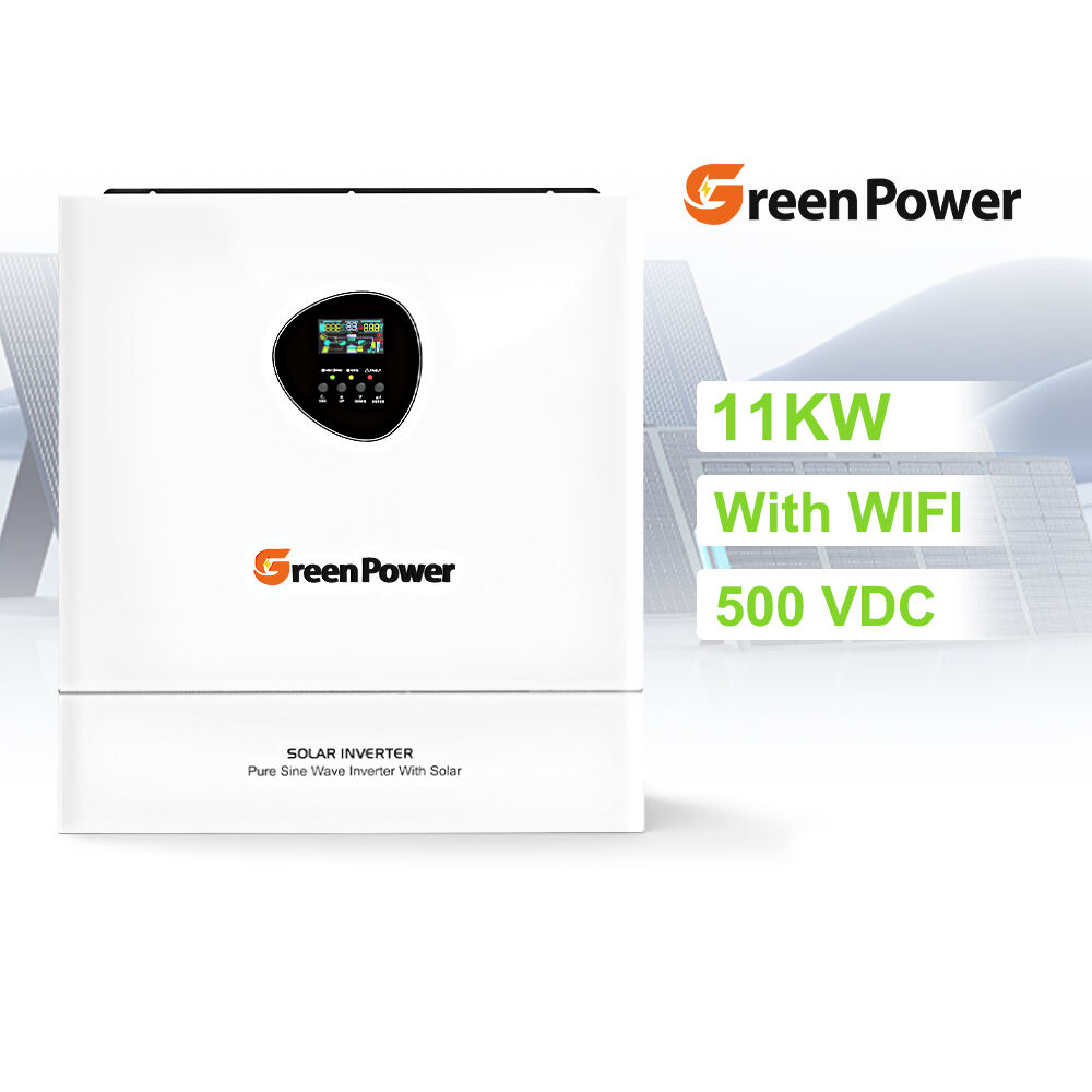 GreenPower Micro Solar Panel Inverter 11kw 6.2KW 6200W 11000W Mppt Solar Hybrid Inverter