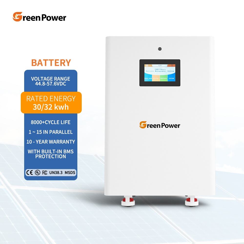 IP20 Staubschutz Wasserdicht Lithium Lifepo4 Energiespeicher 8000 Zyklen Lithium-Ionen-Batterie 51,2V 30kWh 32kWh Batteriepack