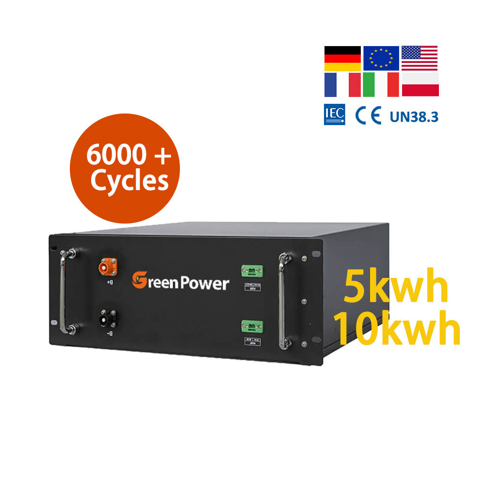 แบตเตอรี่ลิเธียมไอออน LiFePO4 แบบลึกสำหรับโซลาร์ ขนาด 10kwh 20kw 48v 100ah 200ah 400ah สำหรับระบบโซลาร์และเก็บพลังงานในบ้าน