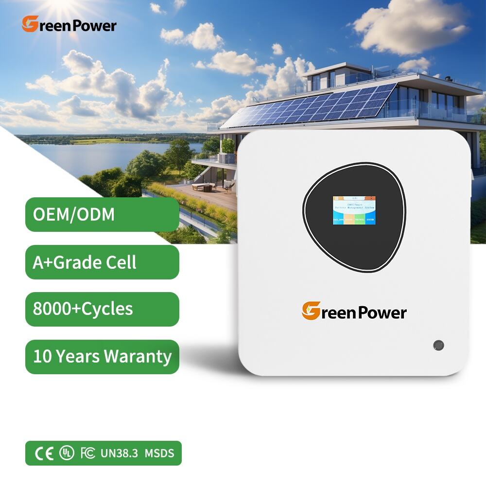 25.6V 2.56kwh 100ah IP20 Waterproof na Sistema ng Imbakan sa Nakatayo sa Sahig Lifepo4 Bahay na Waterproof Powerwall Baterya ng Lithium