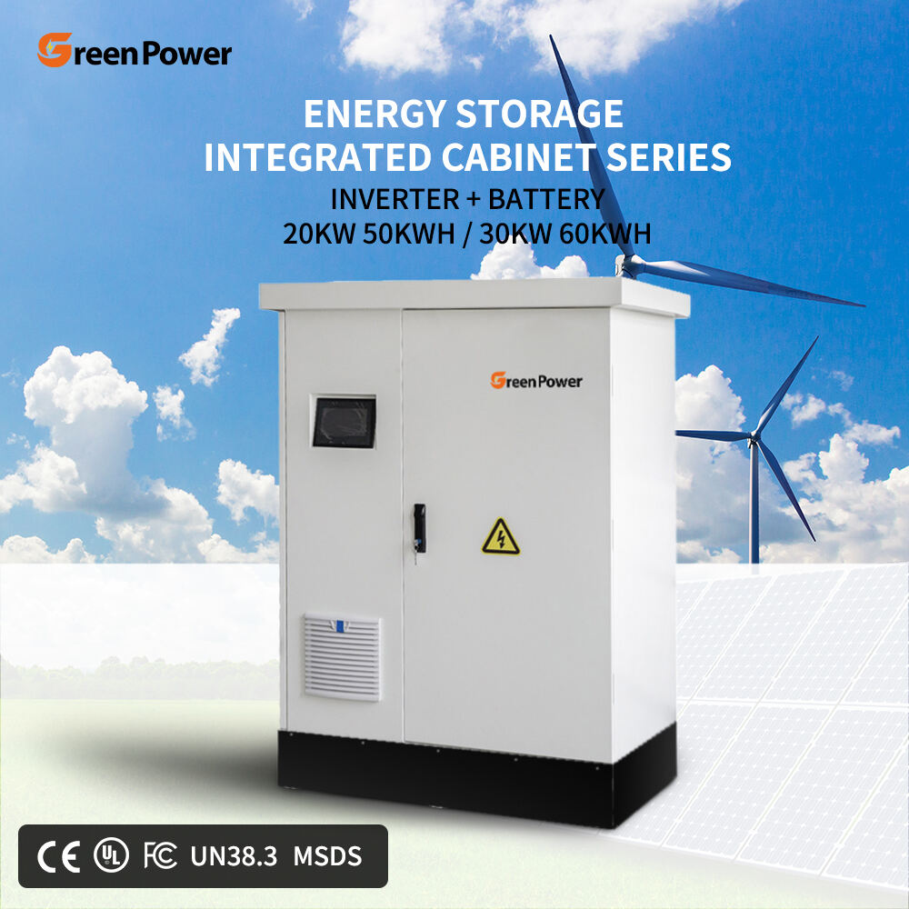 IP54 51.2kWh 61.4kWh Cabinet Inverter Air Cooling BESS System Lifepo4 Battery School Industrial Commercial Energy Storage