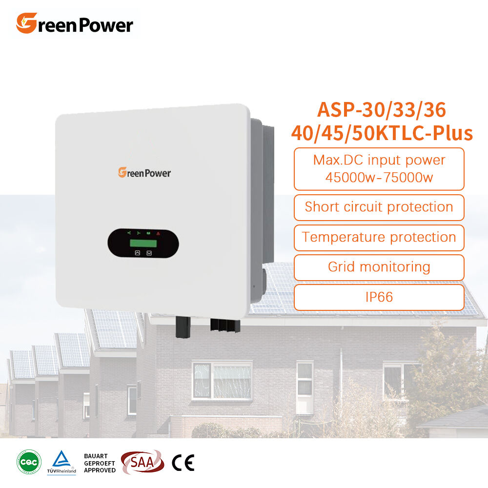 GreenPower IP66 36KW Three Phase Multi MPPT On Grid Solar Inverter