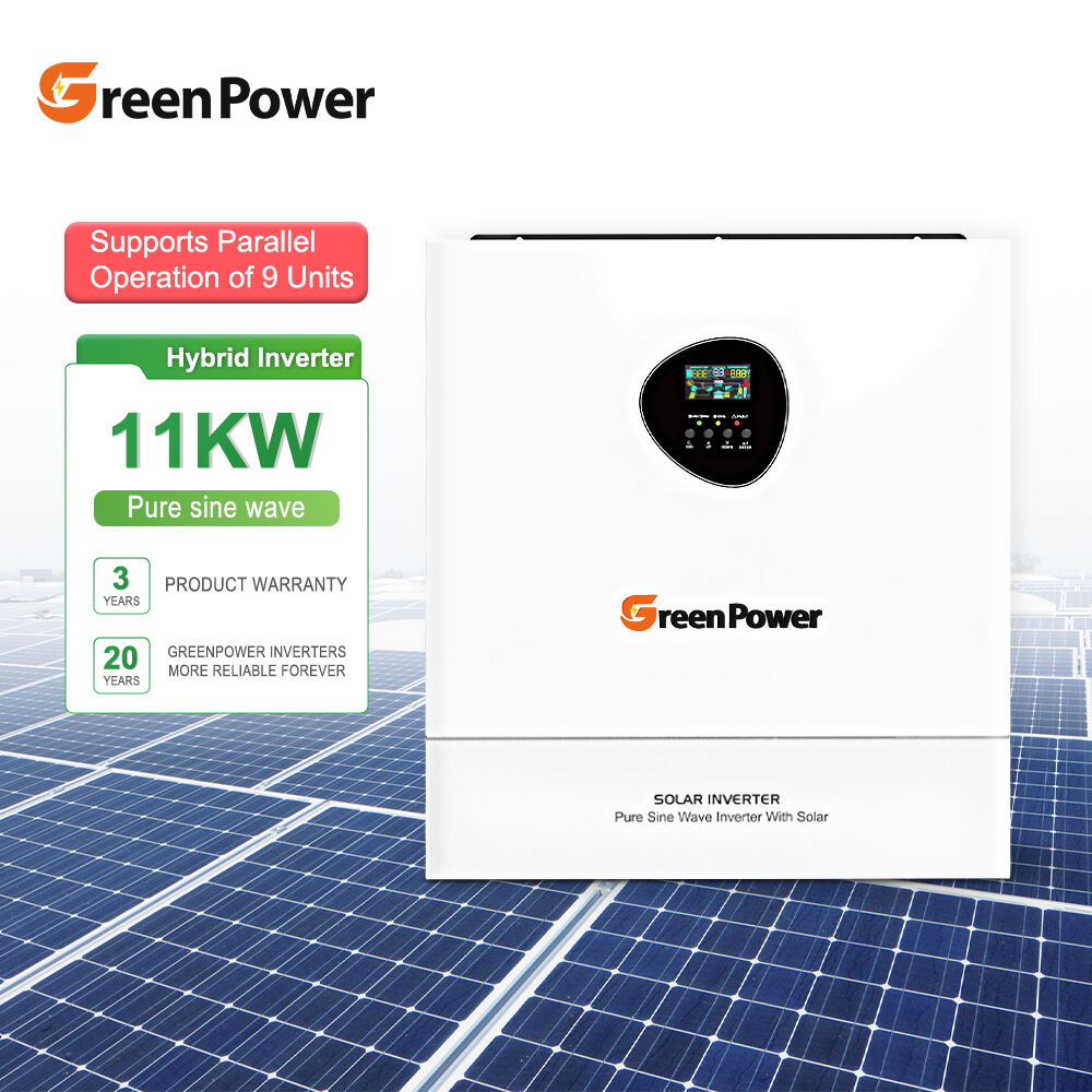 Wholesale 11KW Hybrid Solar Inverter 48VDC Pure Sine Wave Home Single Phase with 4G WiFi