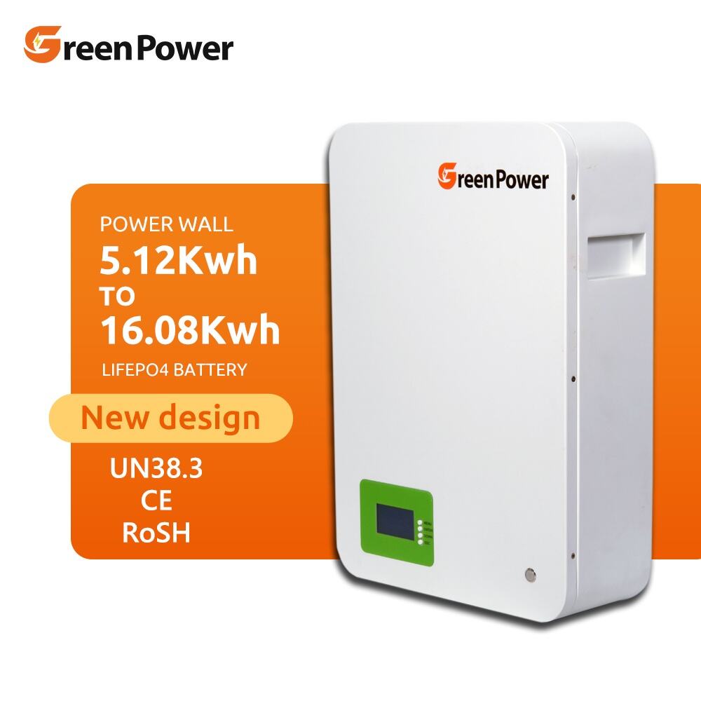BMS Pintar LiFePO4 10kwh 5kwh 48V 100Ah 200Ah Kuasa Dinding Rumah Bateri Ionia Litium untuk Penyimpanan Energi Rumah Tangga