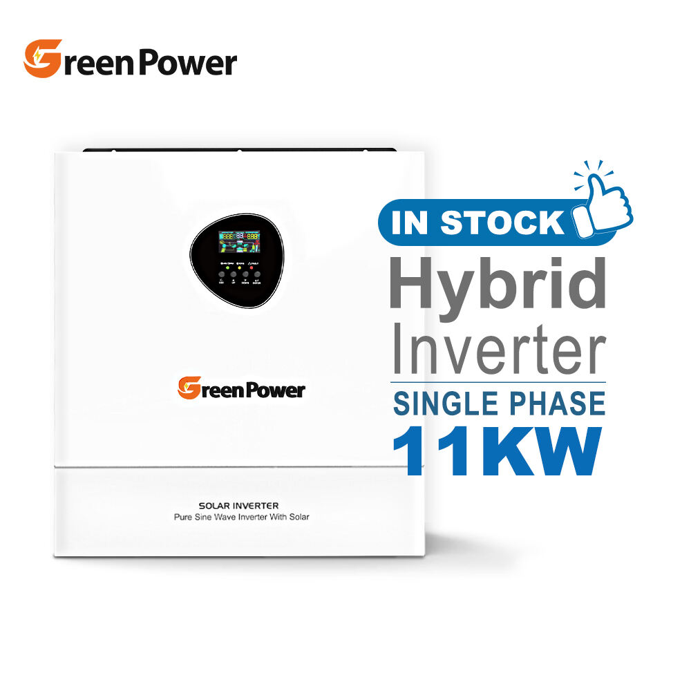 New 48VDC 6200W 6kw 6.2kw Pure Sine Wave MPPT Solar Hybrid Inverter 6200 Watt String Inverter with Single AC Output