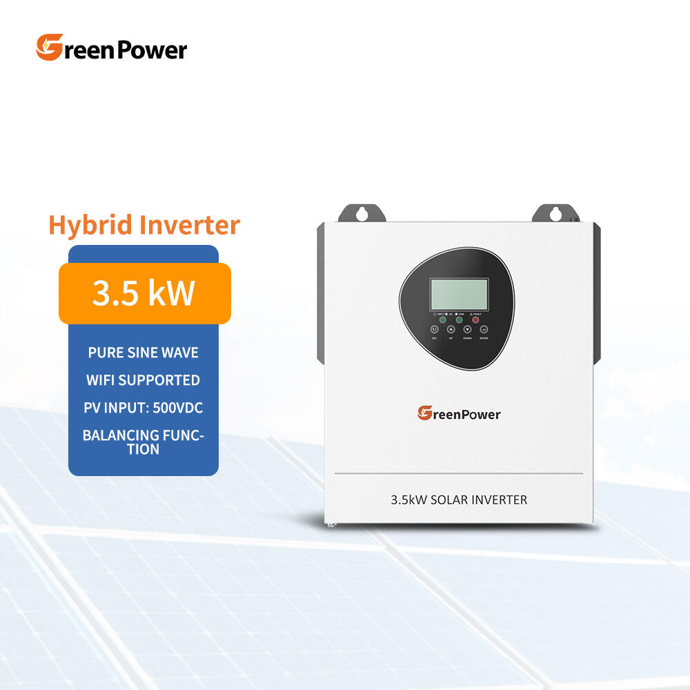 የግሪንፓወር የአልባ ግሪድ የሶላር ኢንቨርተር ሞኖ ፋዝ የሶላር ኢንቨርተር ጋር የኤምፒፔቲ 3.5 ኪ.ቫ 3.5 ኪ.ዋ. 3500 ዋ የአልባ ግሪድ የሶላር ኢንቨርተር የፒቪ ግቤት