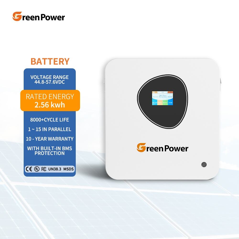 IP20 Waterproof Dustproof 2.56kWh 8000Cycles Mobile Lifepo4 Lithium Solar Battery Floor Mounted Home Energy Storage System