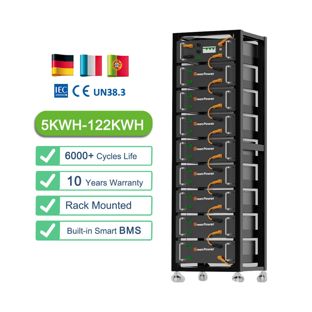 Lifepo4 Lithium Solar Battery 10kWh 20kWh 30kWh 40kWh 50kWh 60kWh Naikubong Sistema ng Pag-iimbak ng Enerhiya para sa Bahay
