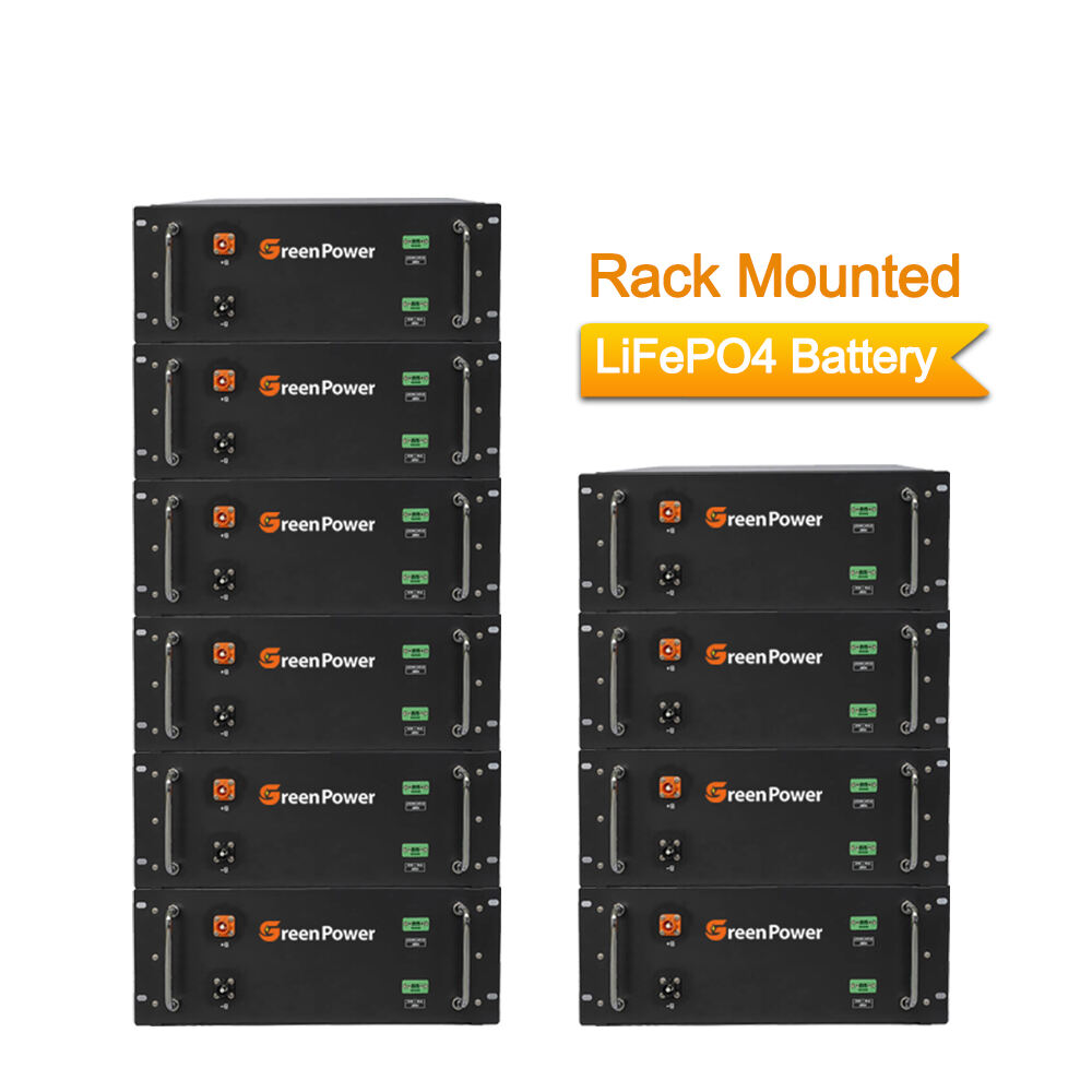 แพ็คแบตเตอรี่ลิเธียม Lifepo4 พร้อม BMS แบบอัจฉริยะ ขนาด 10kwh 20kwh 50kwh 51.2V สำหรับติดตั้งบนแร็คเซิร์ฟเวอร์ในระบบโซลาร์