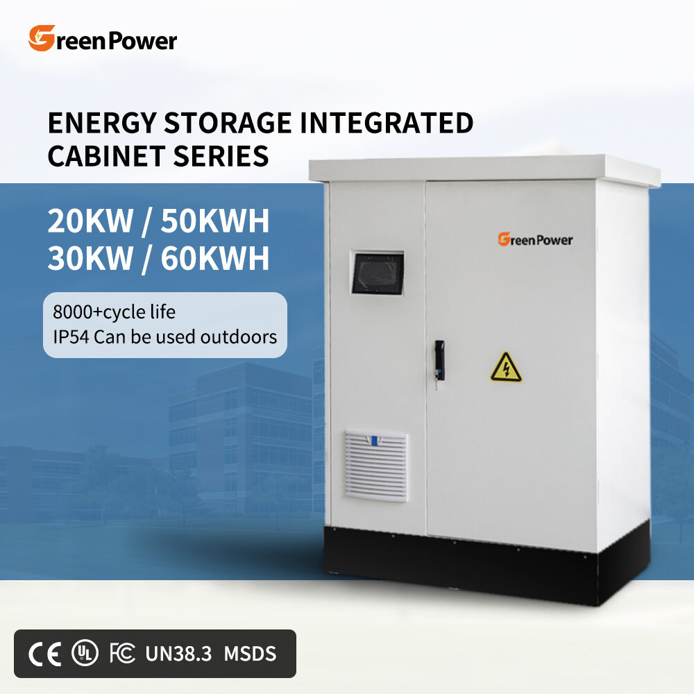 Air Cooling 51.2kWh 61.4kWh Cabinet Battery Energy Storage System for School Hospital Supermarket Commercial and Industrial