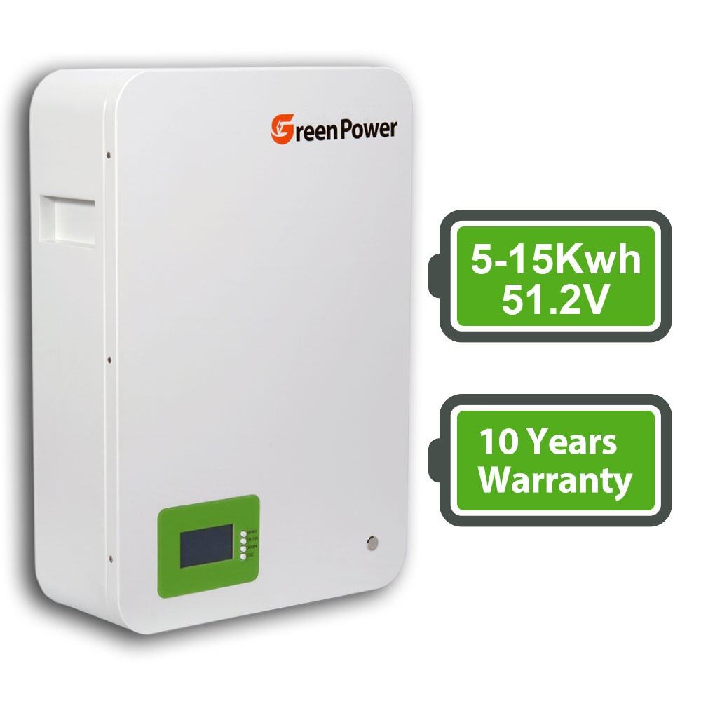 Pakej Bateri Solar Lithium Dinding 48V 51.2V 100Ah 200Ah Bateri Cadangan Rumah Bekalan Kuasa