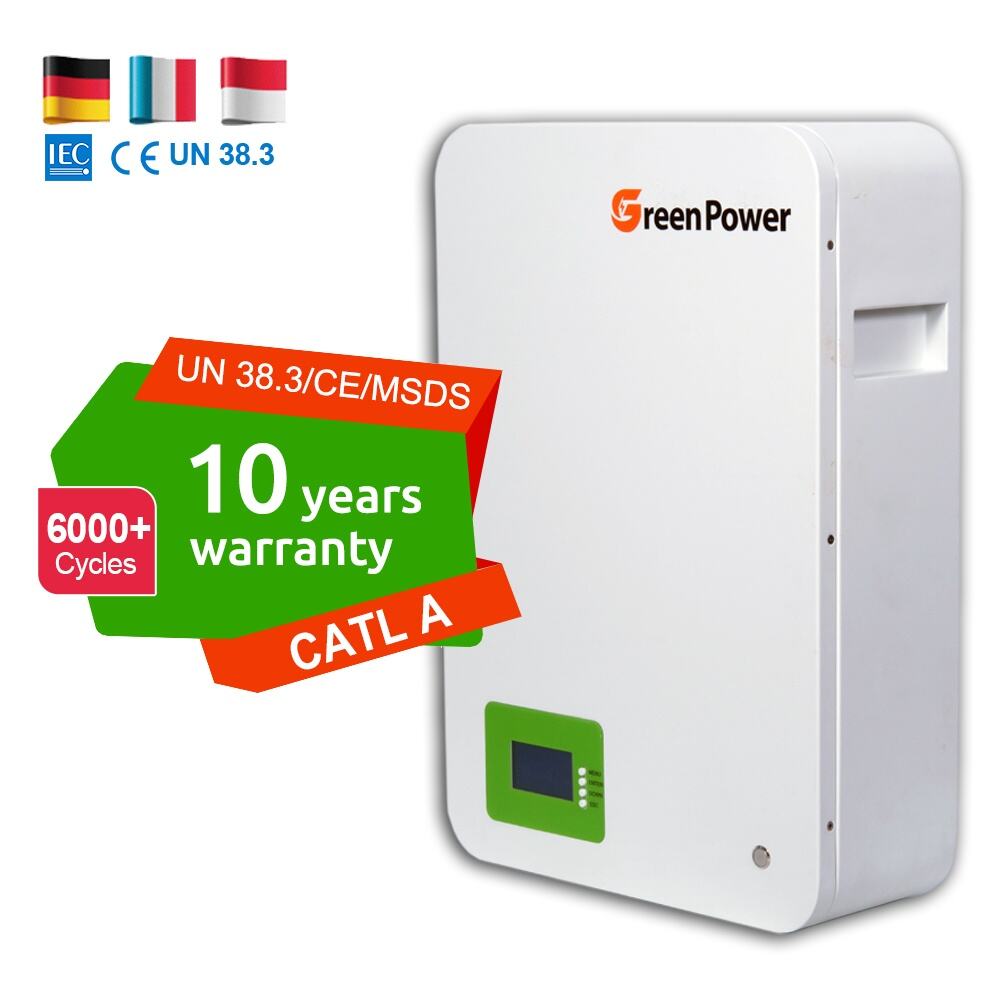 Lifepo4 Power Pada Dinding 100Ah 200Ah 48 Volt Bateri Lithium untuk Sistem Solar
