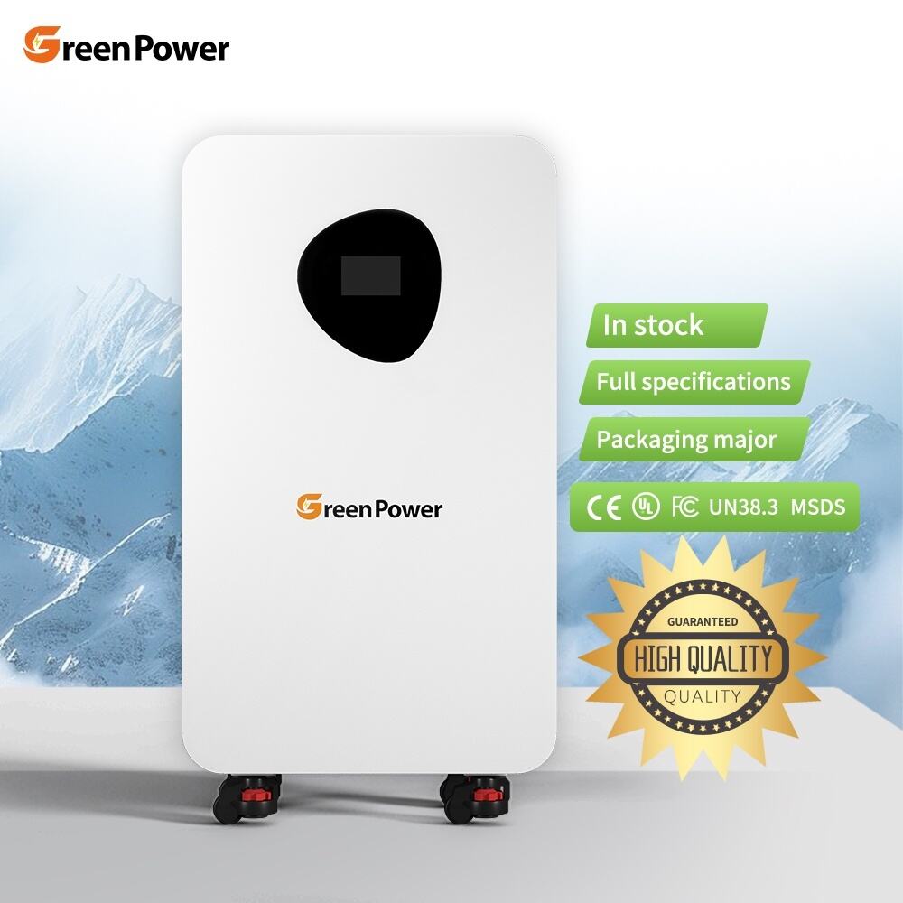GreenPower Solar Storage Battery IP65 Waterproof 51.2V 300ah 314ah 15KWh 16KWh Vertical Lifepo4 Home Energy Storage Battery