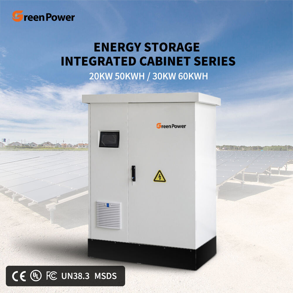 51.2KWh 61.4KWh Lithium Battery BESS System Industrial Commercial Supermarket Energy Storage Battery Solar Power System